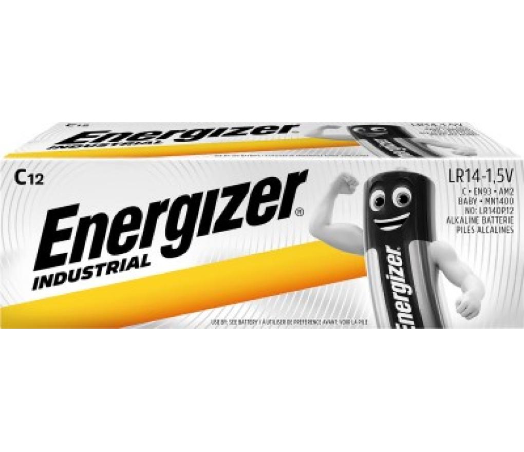 Batterij Energizer Industrial alkaline C LR14 doos/12 - Per pak