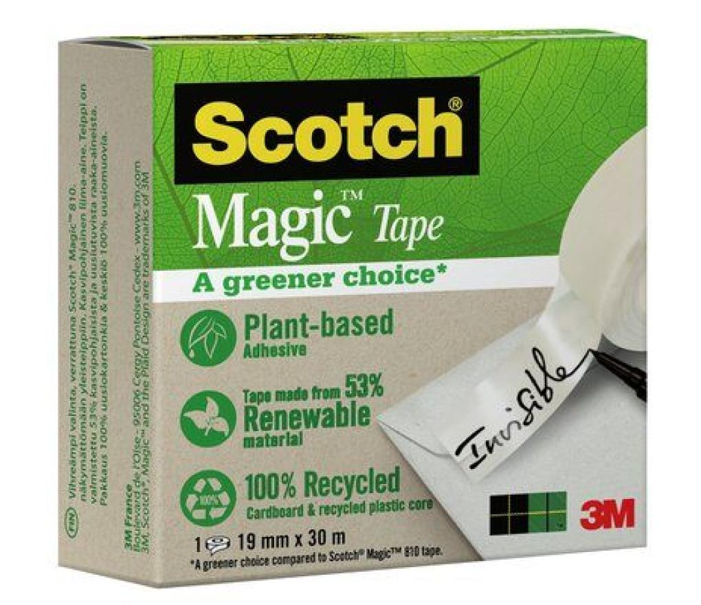 Kleefband Scotch Magic Tape 900 A Greener Choice 19 mm x 30 m - Per stuk