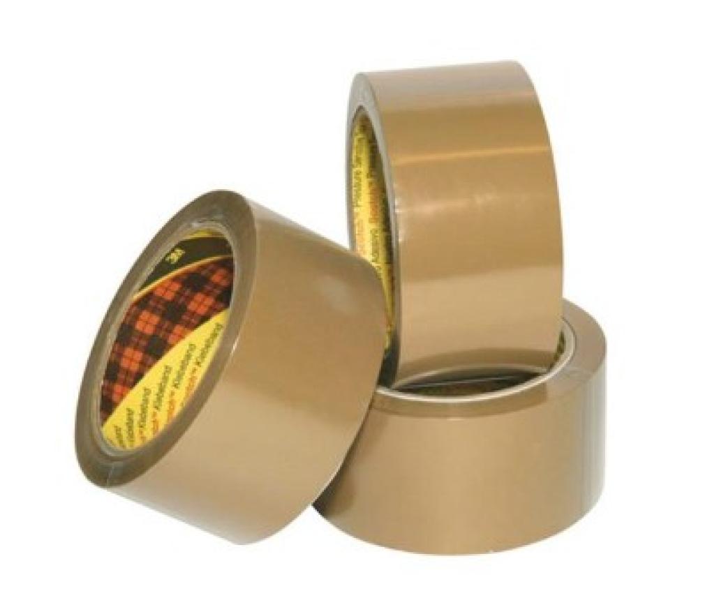 Kleefband verpakkingstape Scotch 371 PP bruin 50 mm x 66 m - Per stuk