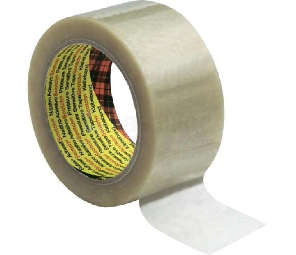 Kleefband verpakkingstape Scotch 6890/50T PVC transparant 50 mm x 66 m - Per stuk
