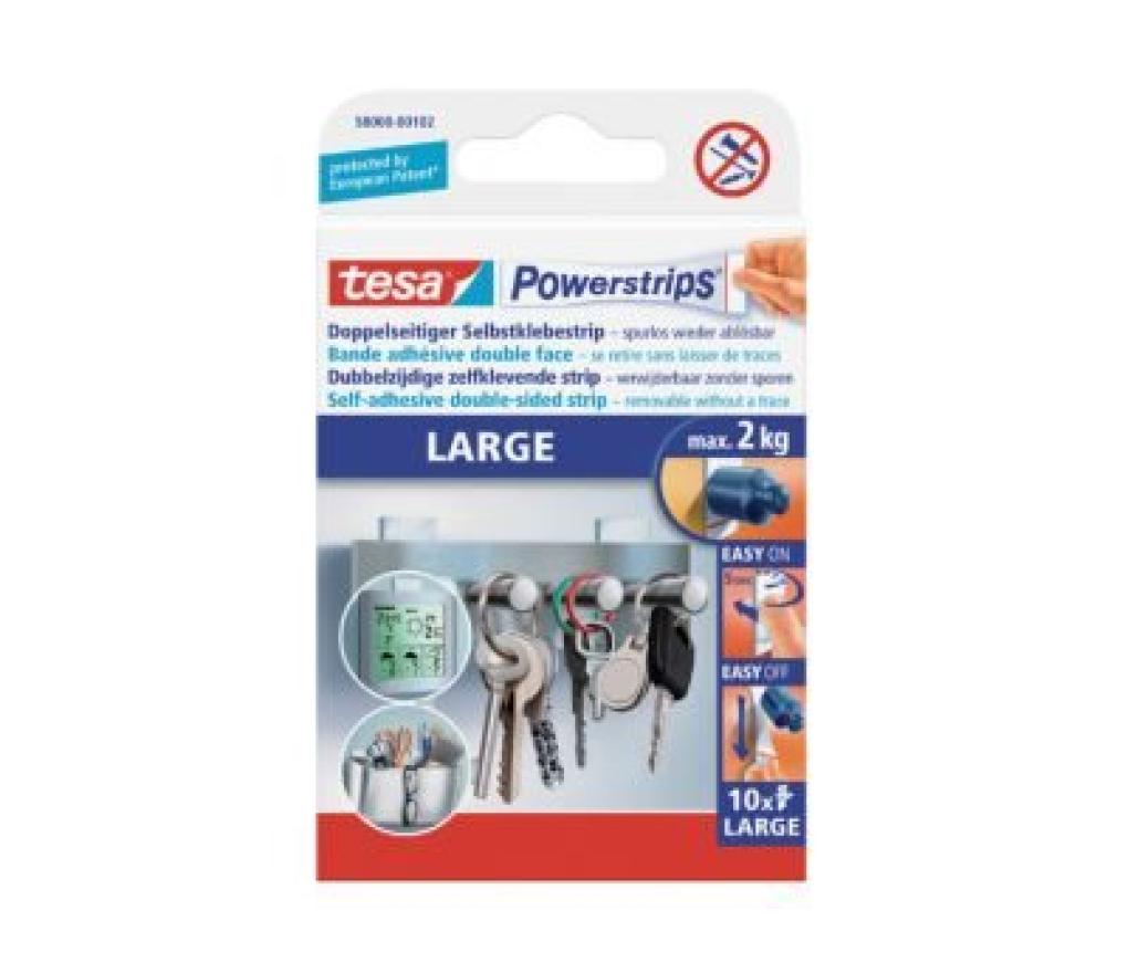 Powerstrips Tesa Large 2 kg pak/10 - Per stuk