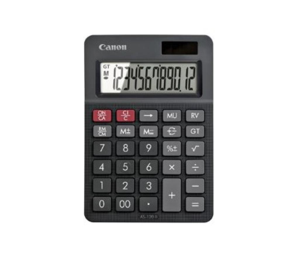 Rekenmachine desktop Canon AS-120II dual 12 cijfers - Per stuk