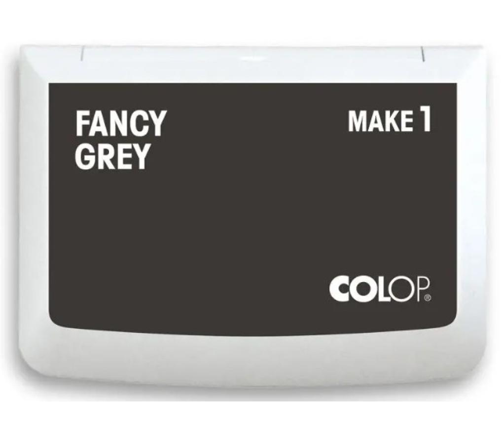 Stempelkussen Colop Make 1 9 x 5 cm waterbasis fancy grey - Per stuk