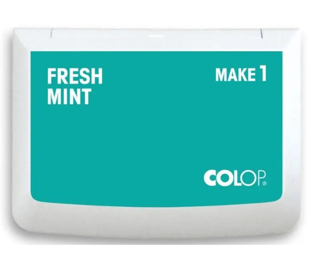 Stempelkussen Colop Make 1 9 x 5 cm waterbasis fresh mint - Per stuk
