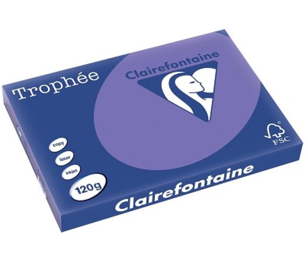 Kopieerpapier A3 120 g CLF Trophée intens 1320 violet riem/250 - riem