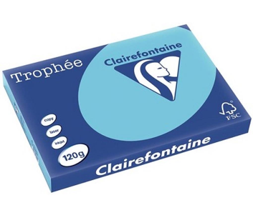 Kopieerpapier A3 120 g CLF Trophée pastel 1342 helblauw riem/250 - riem
