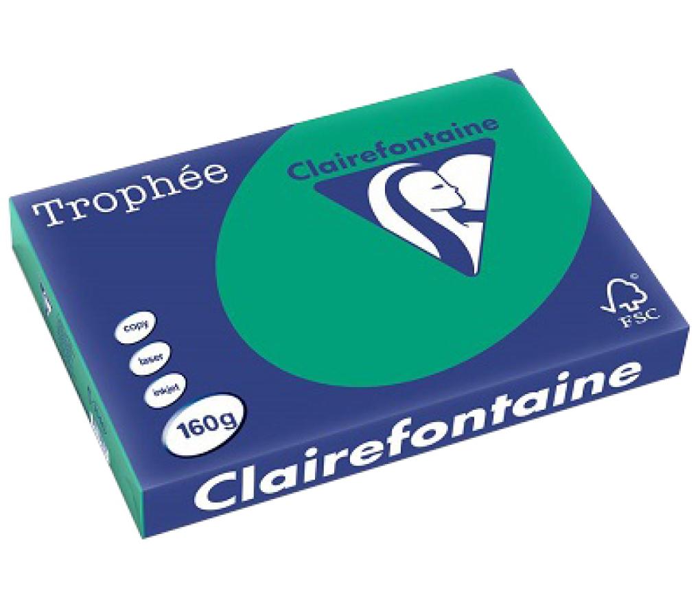 Kopieerpapier A3 160 g CLF Trophée intens 1046 dennengroen riem/250 - riem