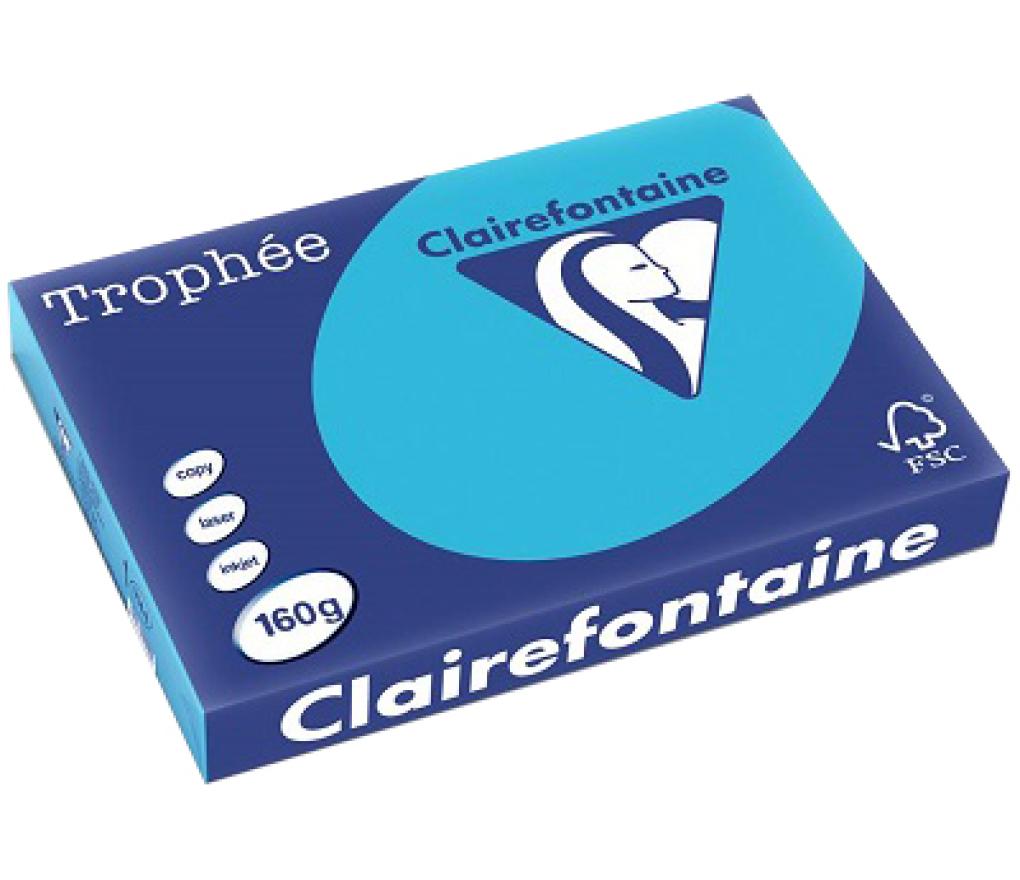 Kopieerpapier A3 160 g CLF Trophée intens 1144 koningsblauw riem/250 - riem