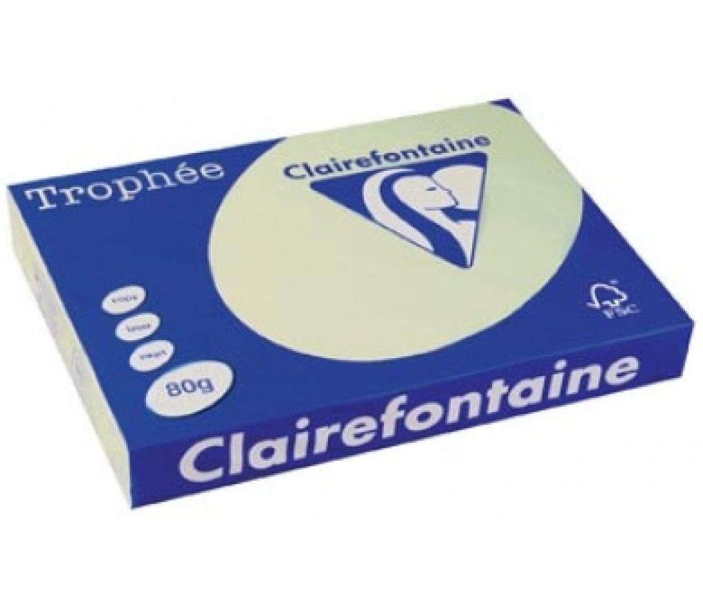 Kopieerpapier A3 80 g CLF Trophée pastel 1262 lichtgroen riem/500 - riem