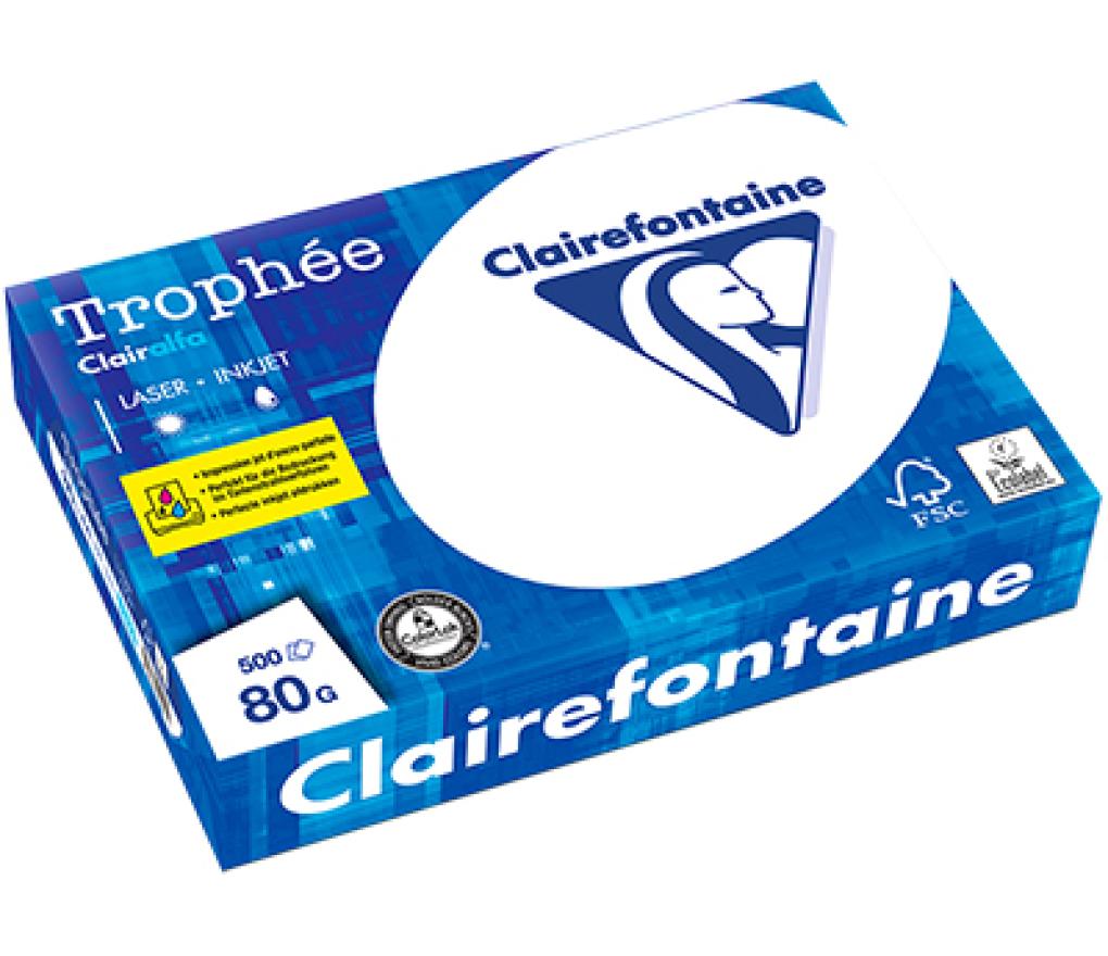 Kopieerpapier A3 80 gr CLF extra wit riem/500 - riem