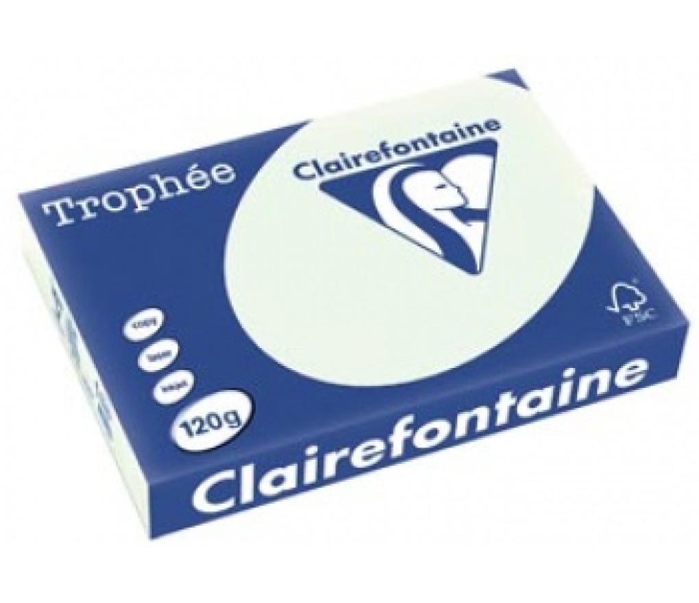 Kopieerpapier A4 120 g CLF Trophée pastel 1246 lichtgroen riem/250 - riem