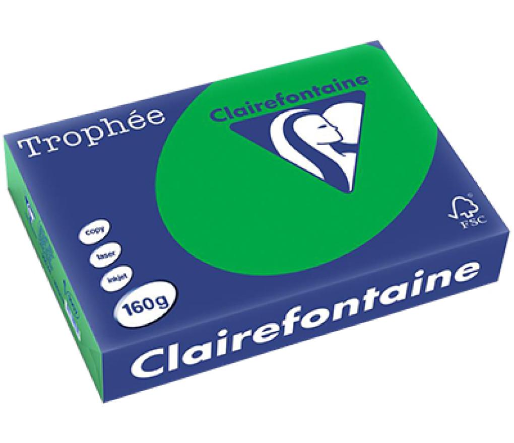 Kopieerpapier A4 160 g CLF Trophée intens 1007 biljartgroen riem/250 - riem