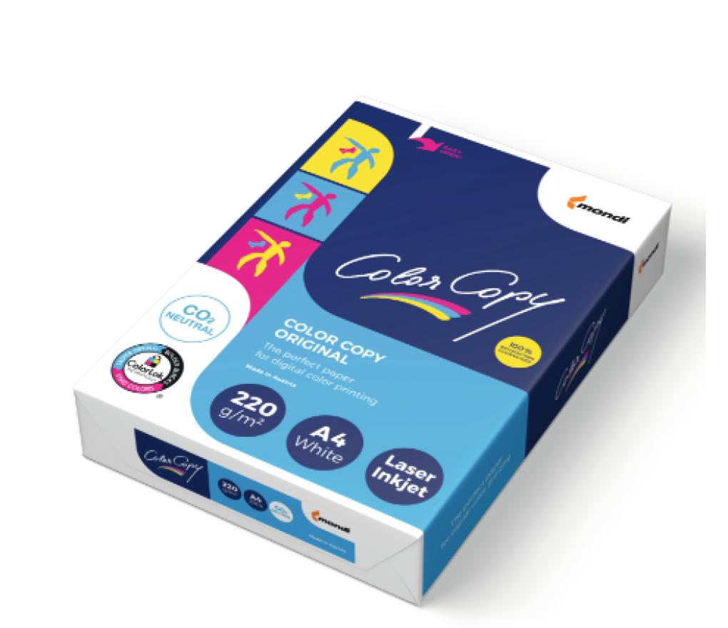 Kopieerpapier A4 220 g Color Copy wit riem/250 - riem