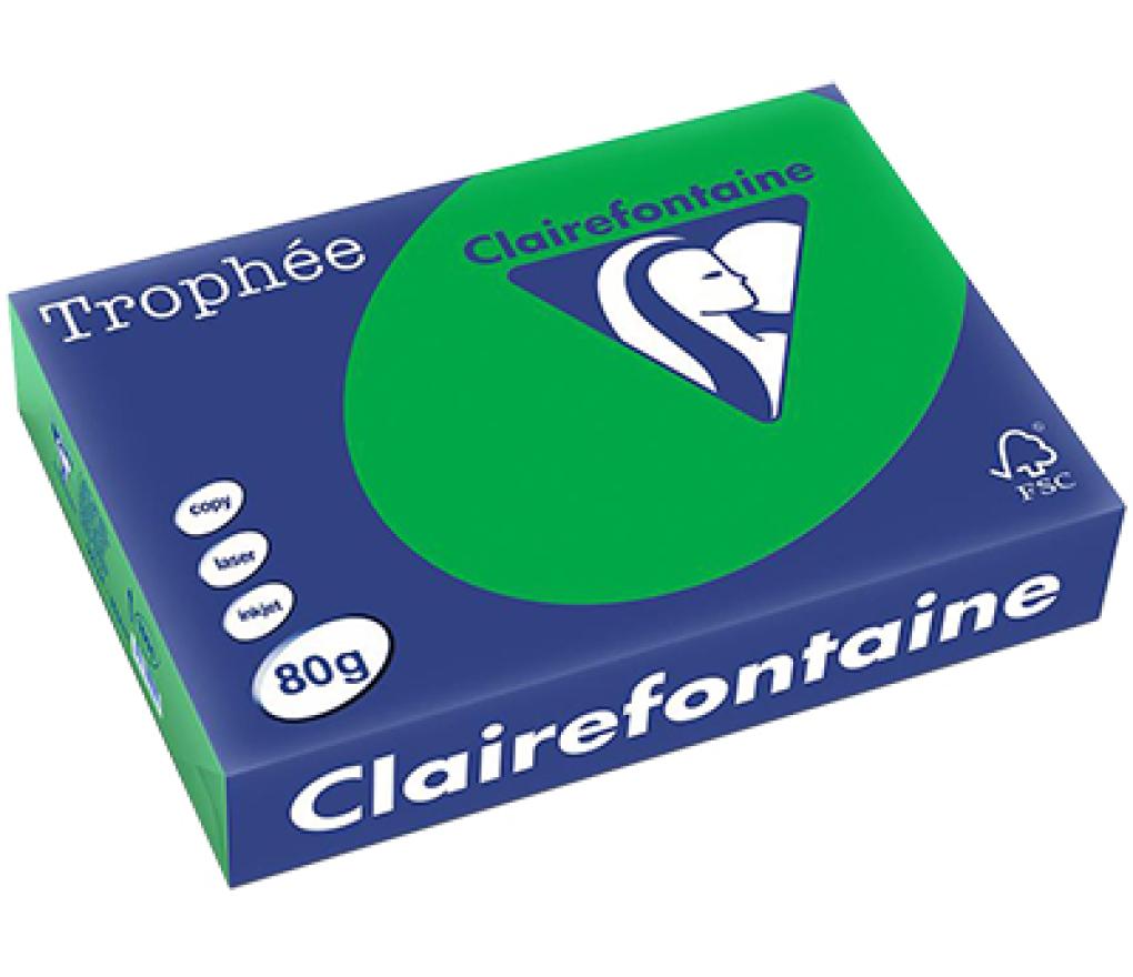 Kopieerpapier A4 80 g CLF Trophée intens 1991 biljartgroen riem/500 - riem