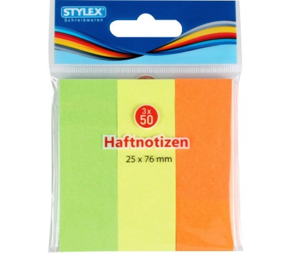 Markeerstroken papier 25 x 76 mm 3 kleuren - Per stuk