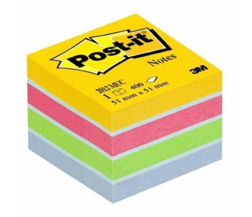 Post-it 3M 51 x 51 mm Mini kubus ultra 4 kleuren - Per pak