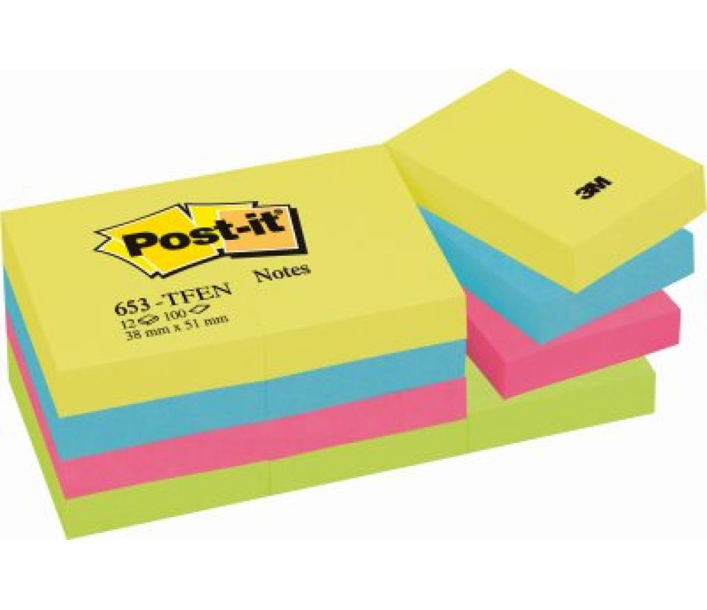 Post-it 3M 653 38 x 51 energy pak/12 - Per pak