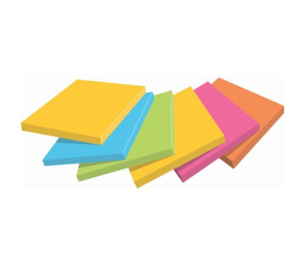 Post-it 3M Z-notes Super Sticky 76 x 76 mm Carnival value pack/8+4 - Per stuk