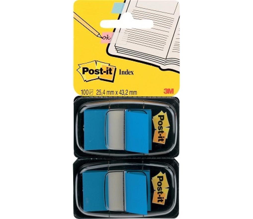 Post-it flags 680 blauw 25 x 43 mm 50 vel pak/2 - Per pak