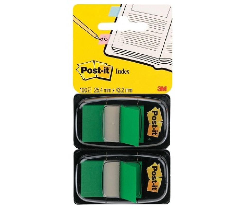 Post-it flags 680 groen 25 x 43 mm 50 vel pak/2 - Per pak