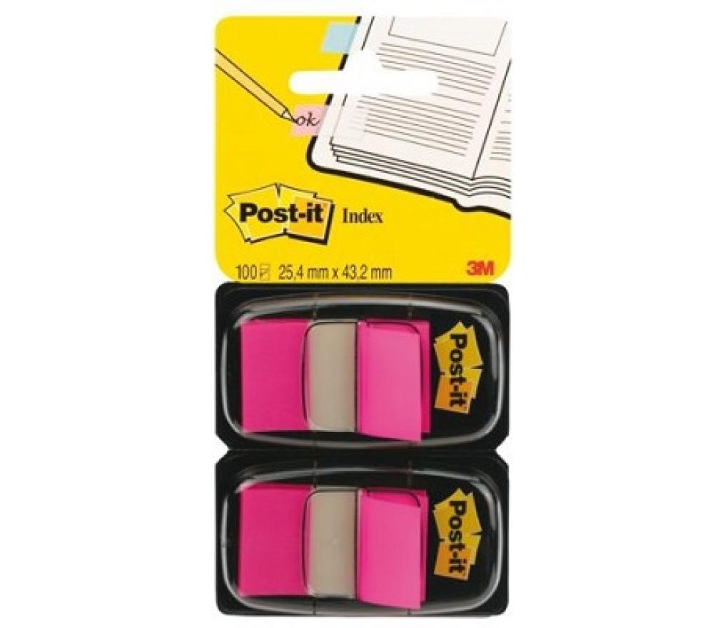 Post-it flags 680 roze 25 x 43 mm 50 vel pak/2 - Per pak
