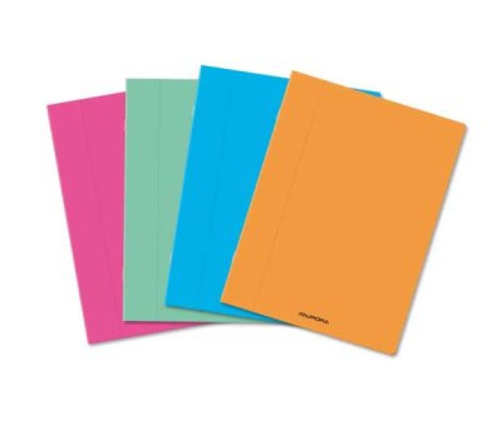 Schrift Aurora 165 x 210 80 g 36 blad gelijnd PP kaft transparant assorti - Per stuk