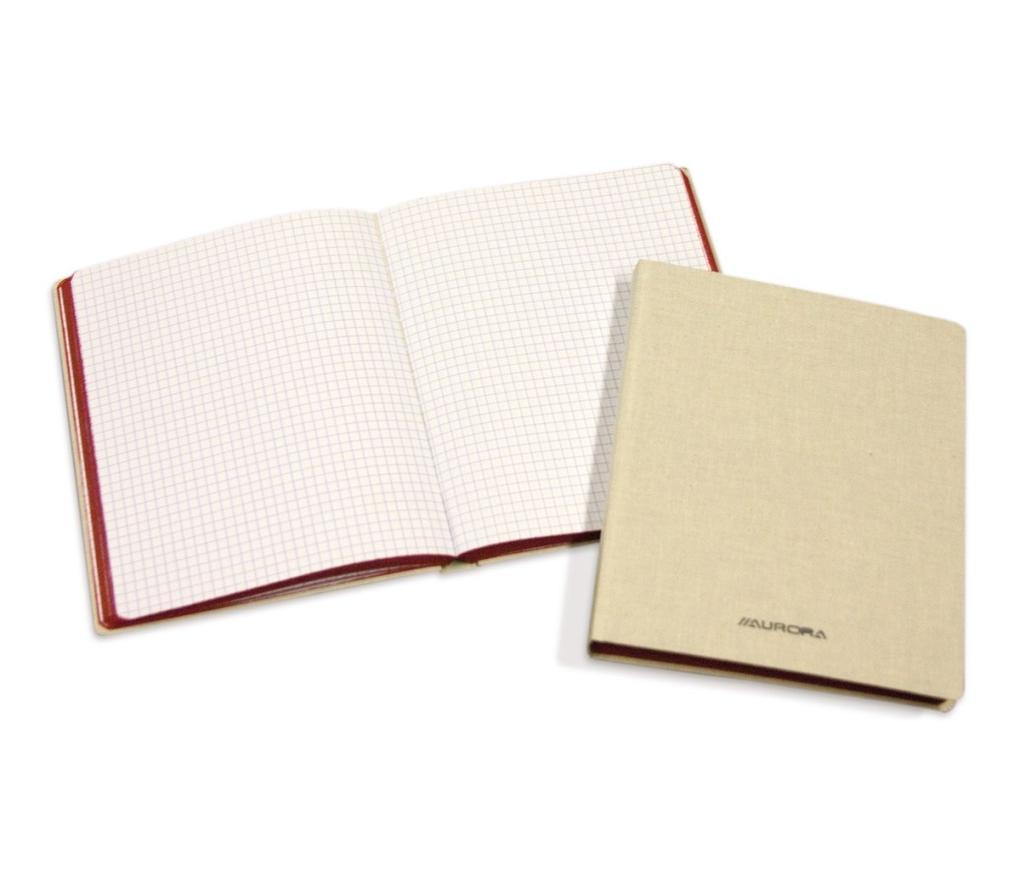 Schrift Aurora 165 x 210 80 g 96 blad 5 x 5 geruit linnen kaft - Per stuk