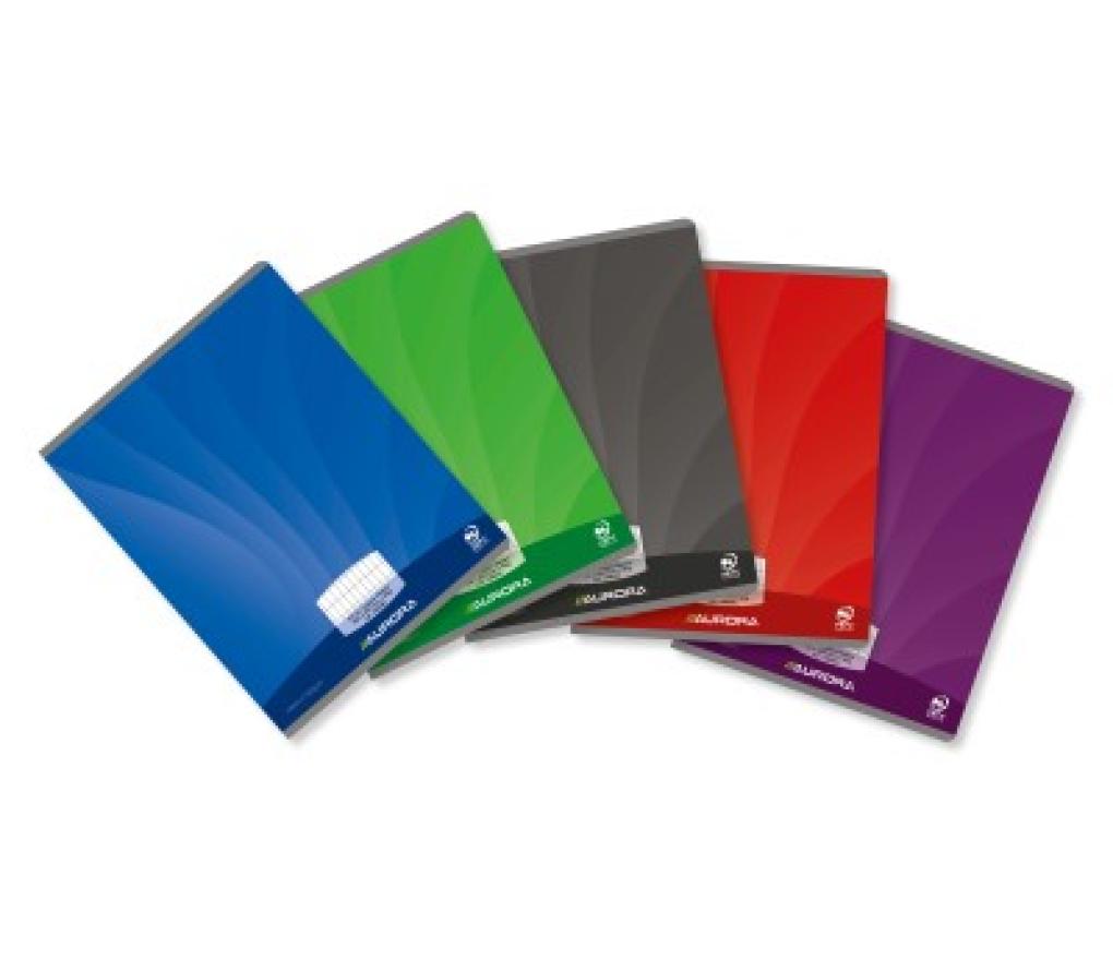 Schrift Aurora 165 x 210 mm 90 g 36 blad commercieel geruit 4 x 8 mm Mano + marge - Per stuk