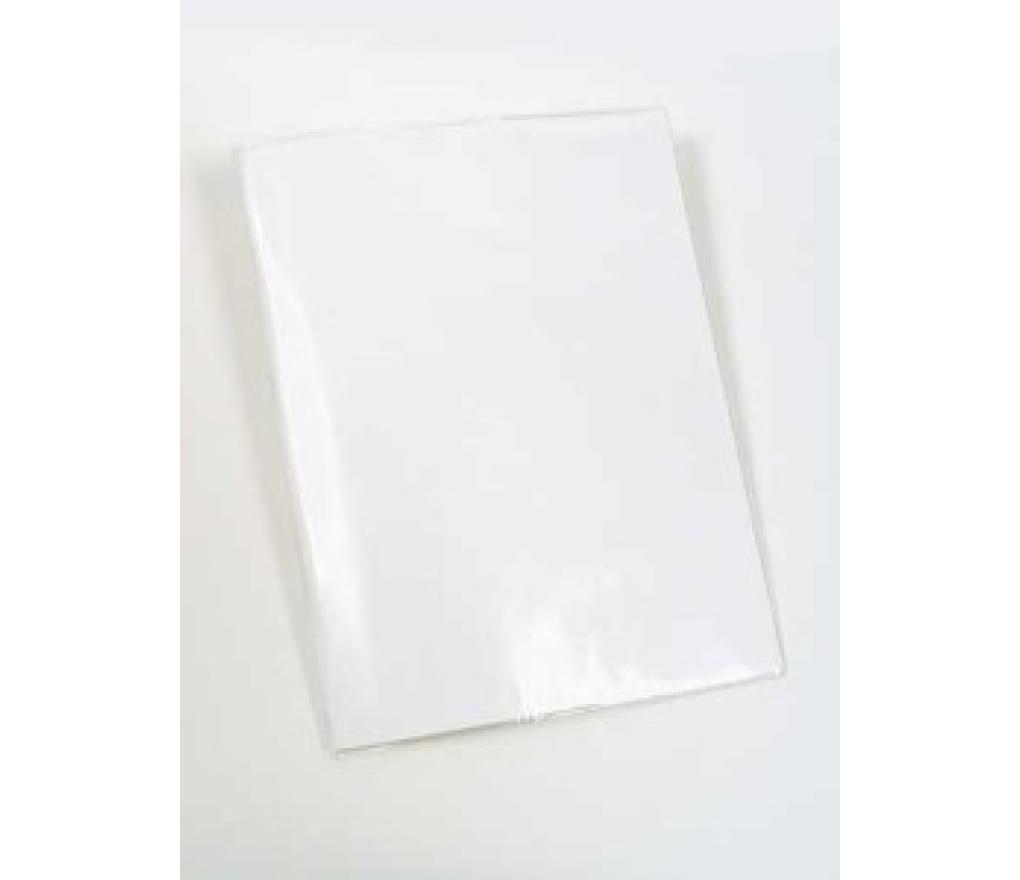 Schriftomslag A4 21,5 x 30 cm PVC transparant stevig zonder etikethouder - Per stuk