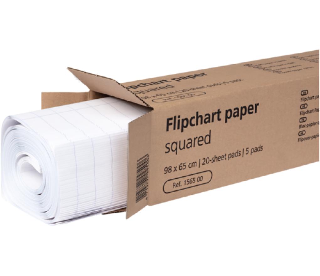 Blok voor flipover Lega 65 x 98 cm geruit vel/20 - Per stuk
