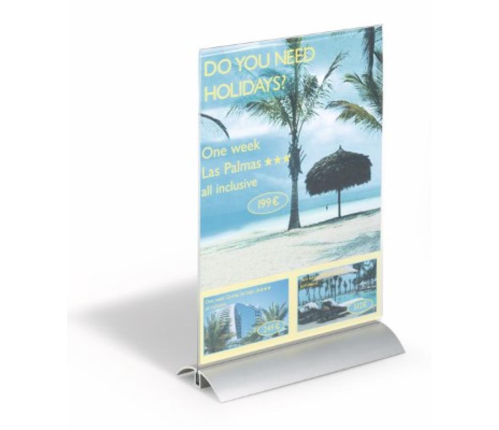 Folderhouder Durable Presenter A4 8589-19 met voet - Per stuk
