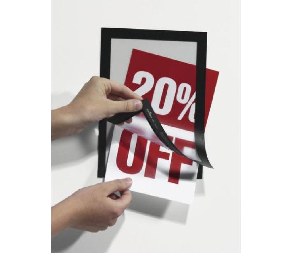 Kader Duraframe Durable 4871-01 A5 zwart pak/2 - Per pak