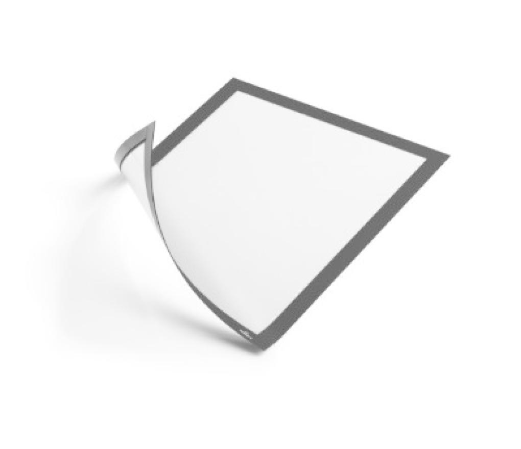 Kader Duraframe Magnetic Durable 4869-01 A4 zwart pak/5 - Per pak