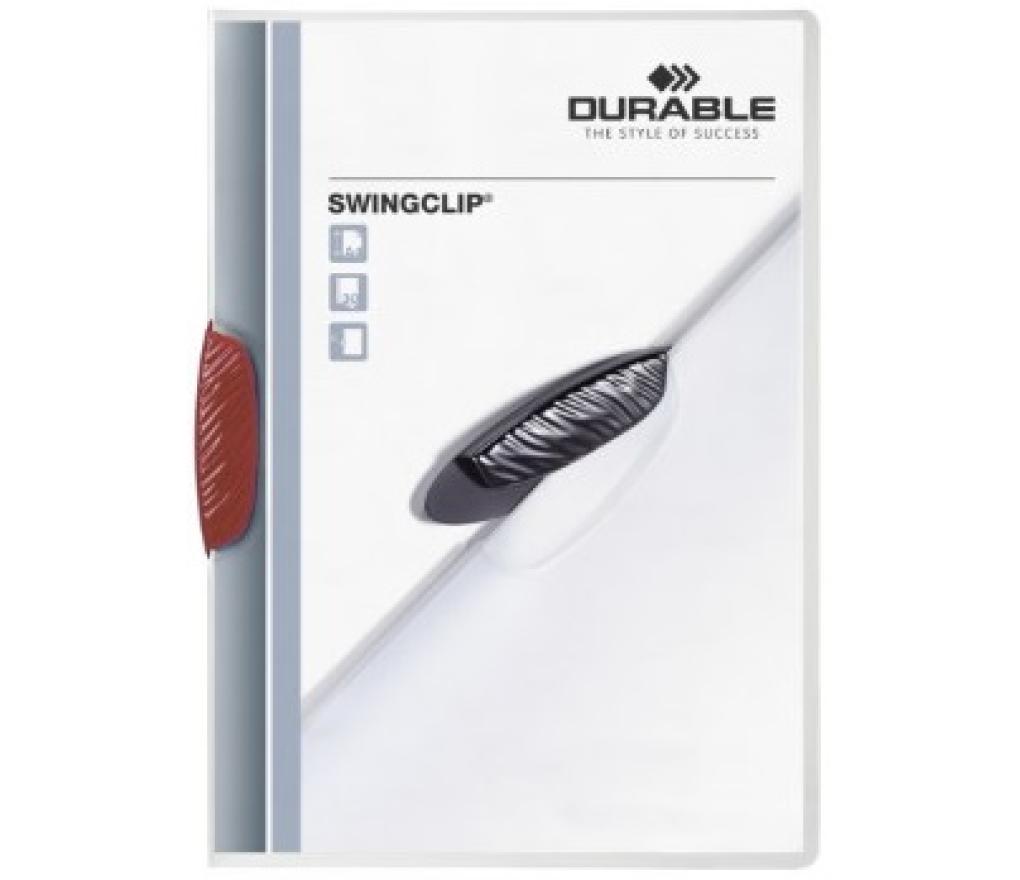 Klemmap Durable Swingclip 2260-03 rood - Per stuk