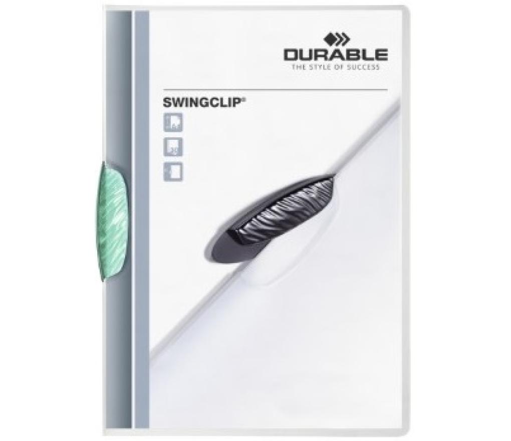 Klemmap Durable Swingclip 2260-05 groen - Per stuk