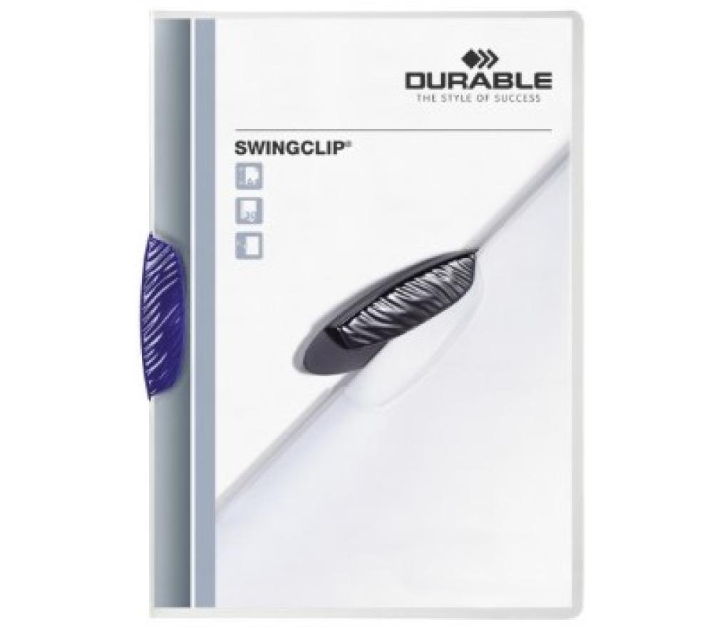 Klemmap Durable Swingclip 2260-07 donkerblauw - Per stuk