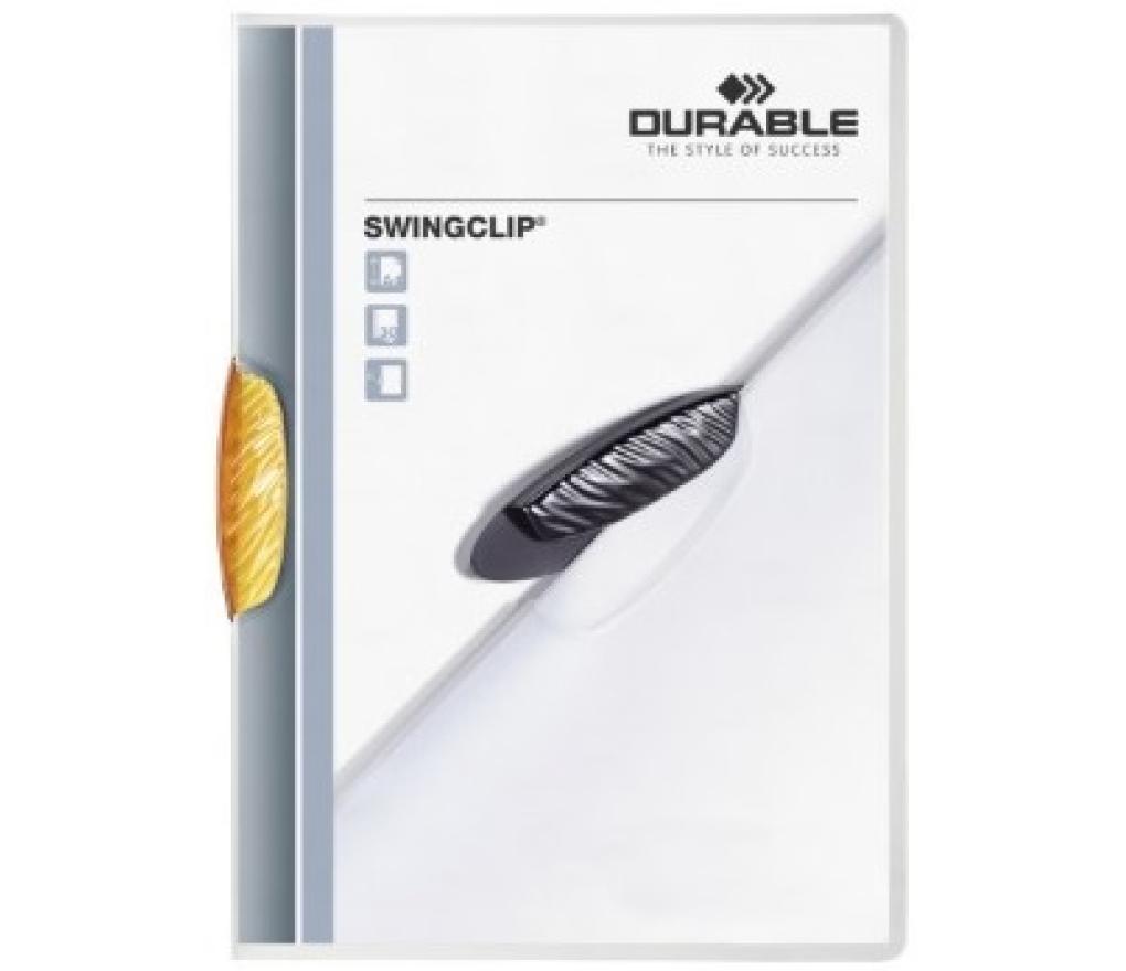 Klemmap Durable Swingclip 2260-09 oranje - Per stuk