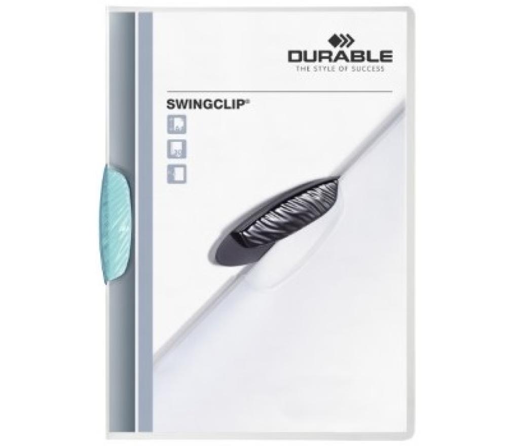 Klemmap Durable Swingclip 2260-14 middenblauw - Per stuk