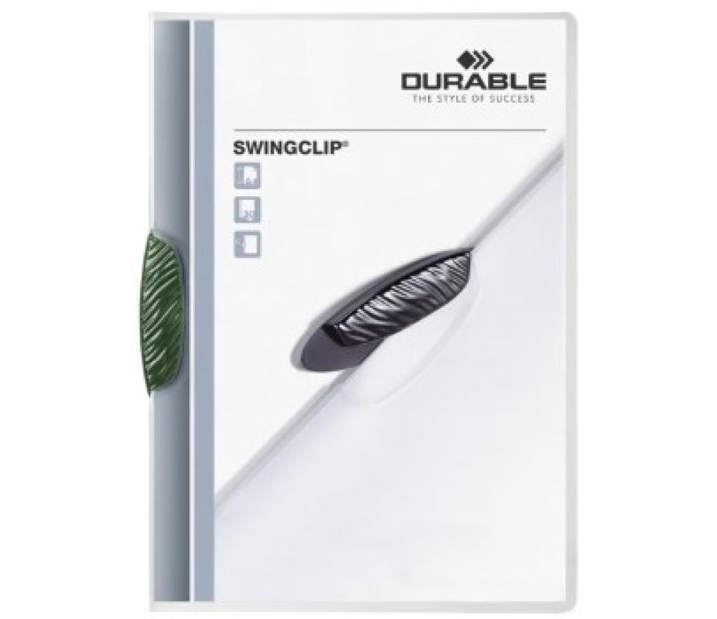 Klemmap Durable Swingclip 2260-32 donkergroen - Per stuk