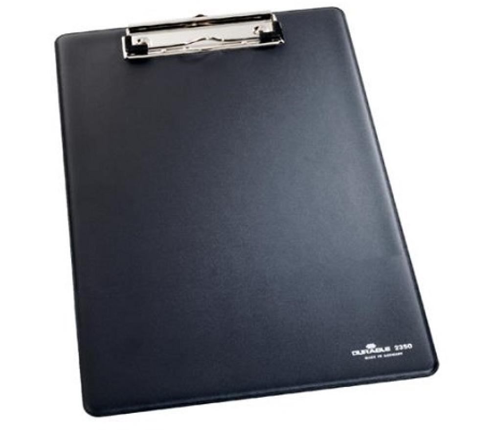 Klemplaat Durable 2350 A4 zwart - Per stuk