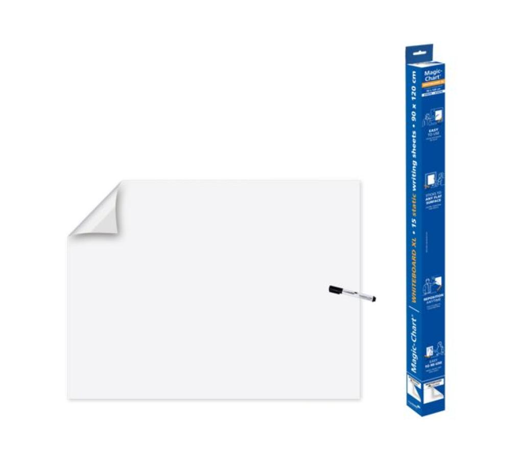 Magic chart Legamaster whiteboard folie XL 90 x 120 cm vel/15 - Per stuk