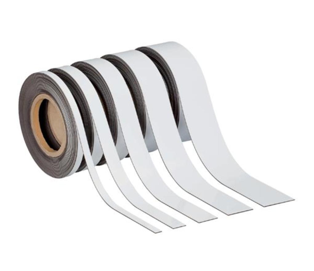 Magneetband etiketband wisbaar 30 mm x 1 mm x 10 m - Per stuk
