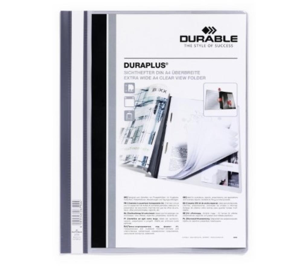 Offertemap Durable A4+ 2579 Duraplus grijs - Per stuk