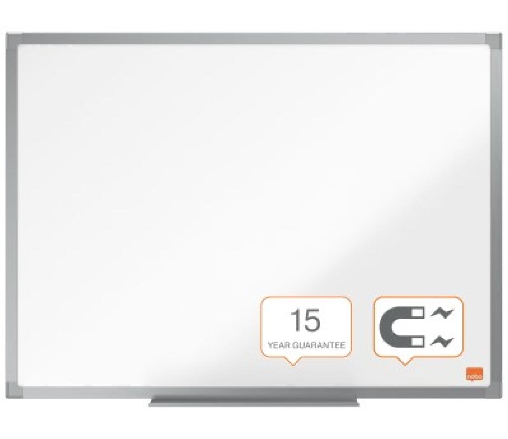 Whiteboard Nobo basic staal magnetisch aluminium frame 45 x 60 cm - Per stuk