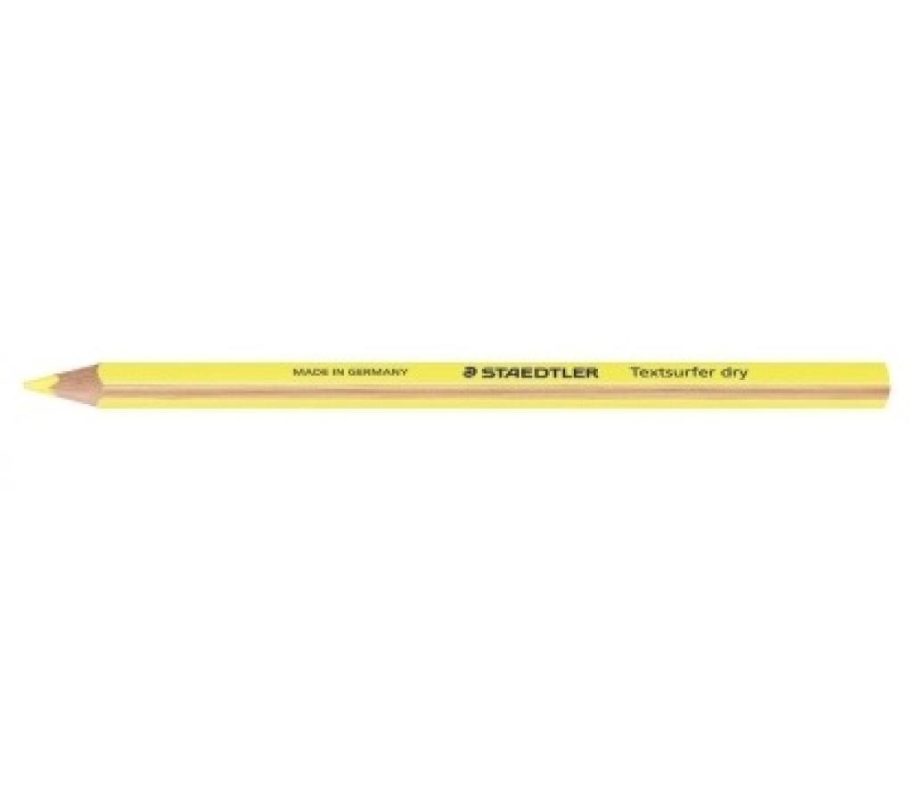 Fluo potlood Staedtler textsurfer dry 12864-1 geel - Per stuk
