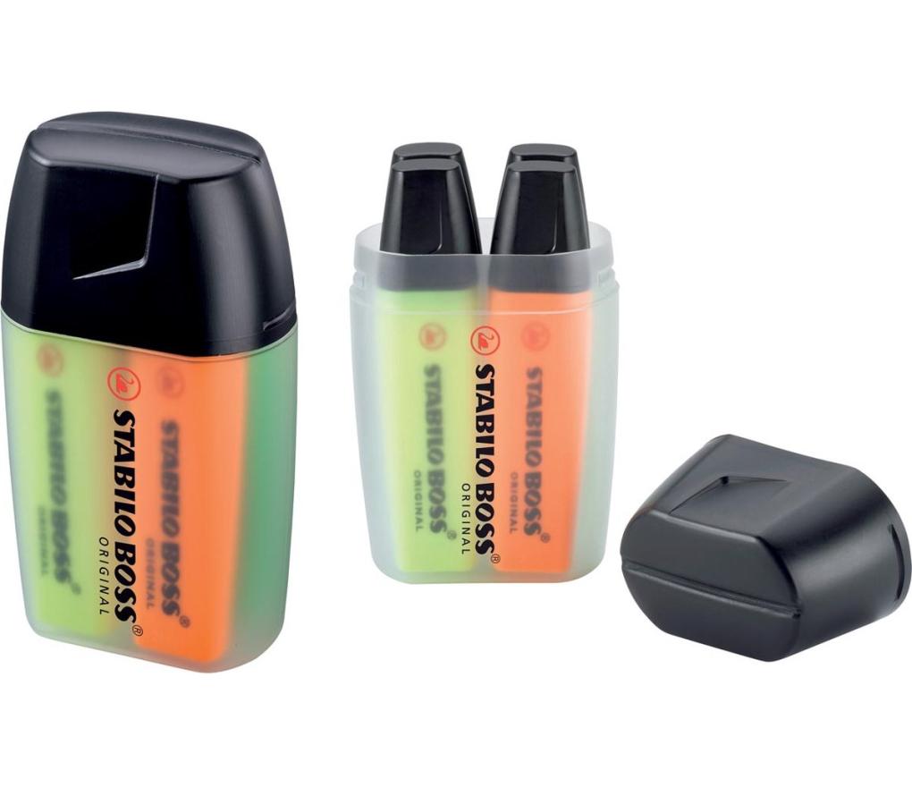 Fluostift Stabilo Boss big box/4 - Per stuk