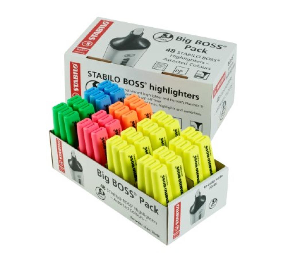 Fluostift Stabilo Boss classpack/48 - Per stuk