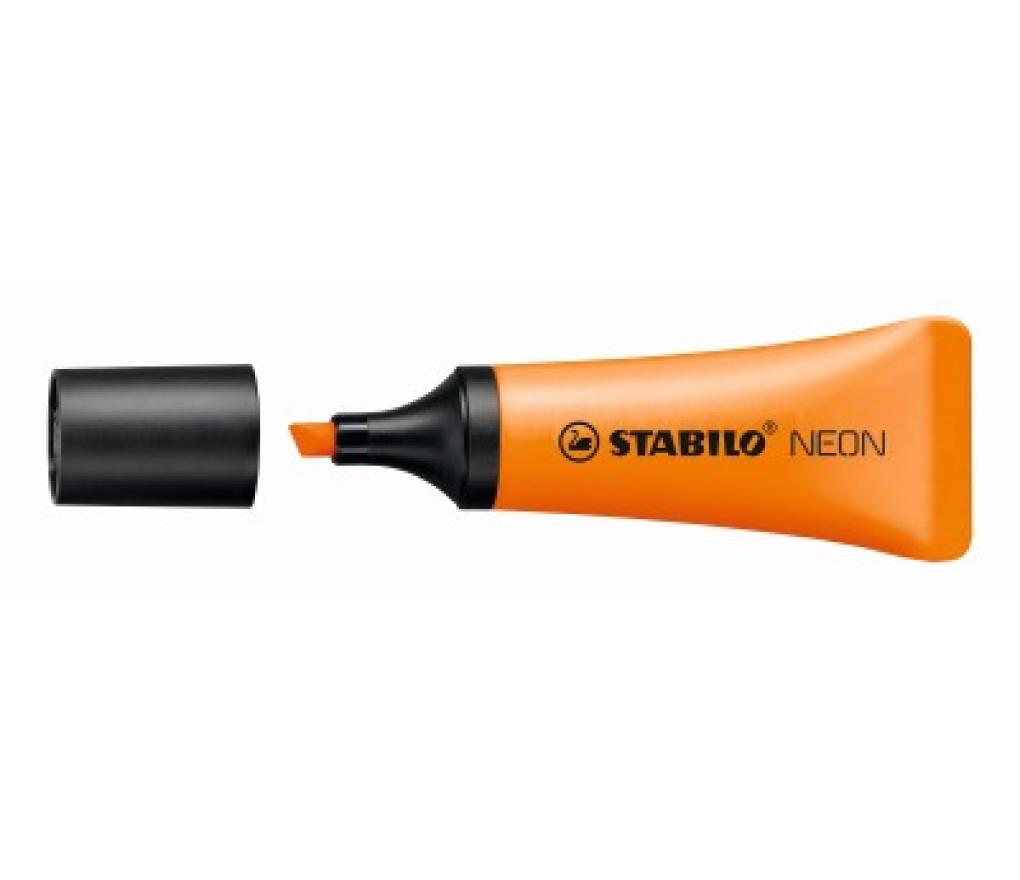 Fluostift Stabilo Neon oranje - Per stuk