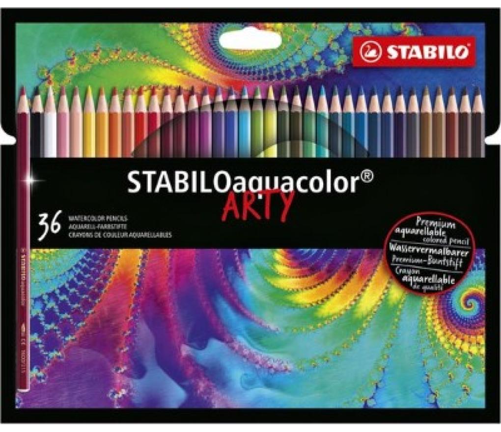 Kleurpotloden Stabilo Aquacolor Arty doos/36 - Per pak