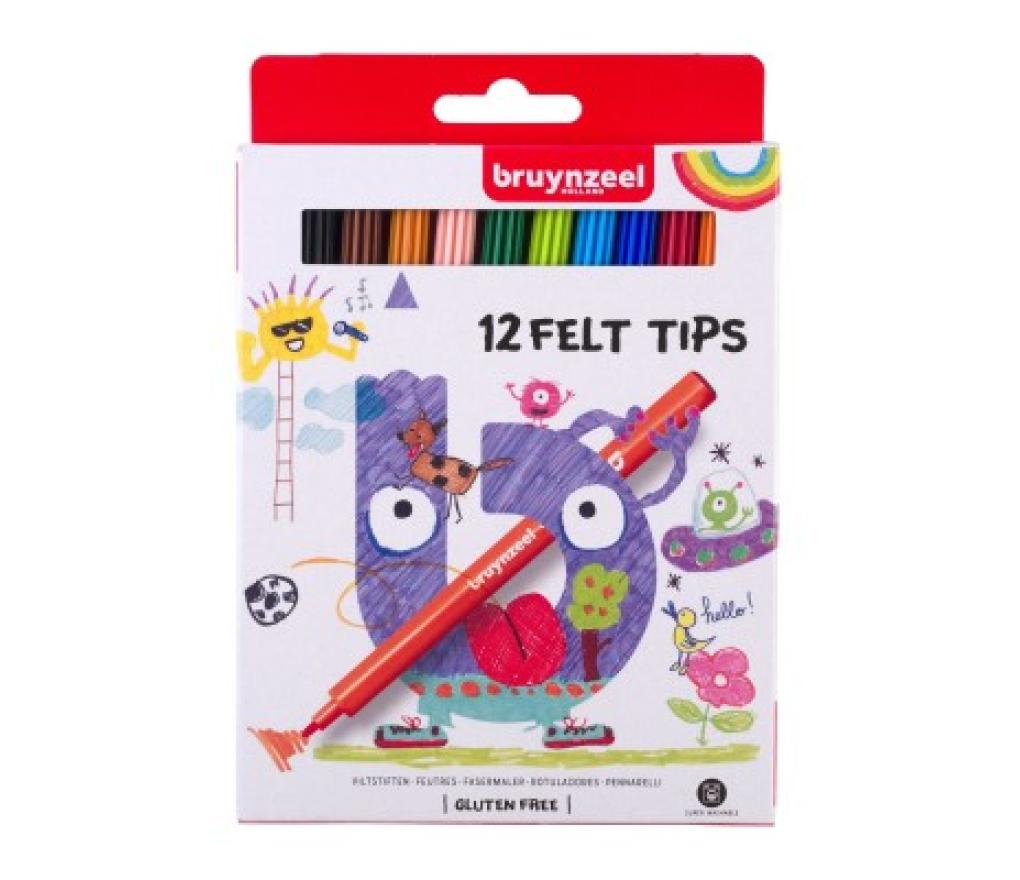 Kleurstiften Bruynzeel etui/12 - Per pak